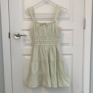 Sunday Best Mint Green Tiered Dress